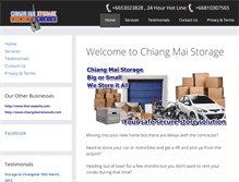 Tablet Screenshot of chiangmai-storage.com